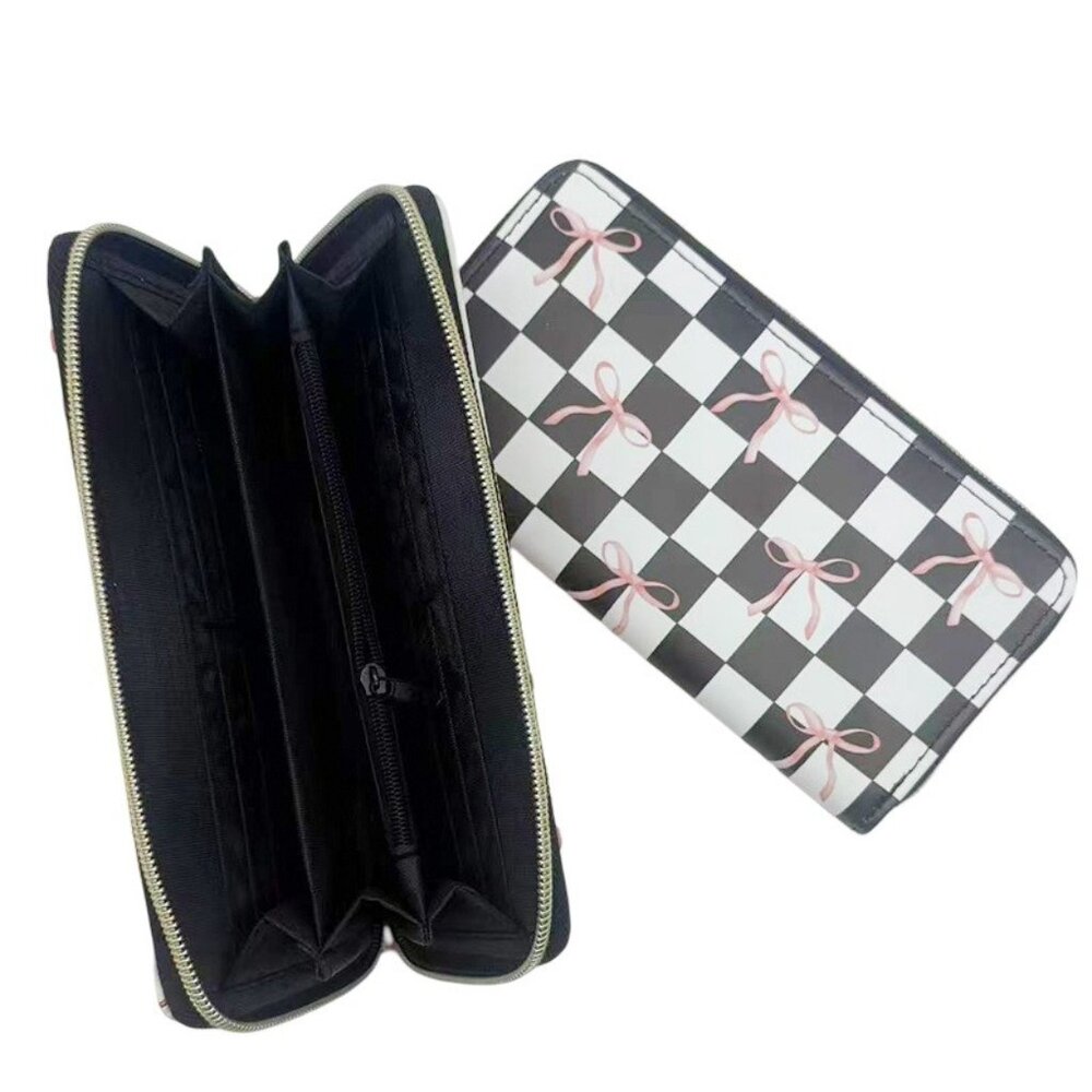 Trendy Bow Ribbon Wallet - Picture 7 of 7